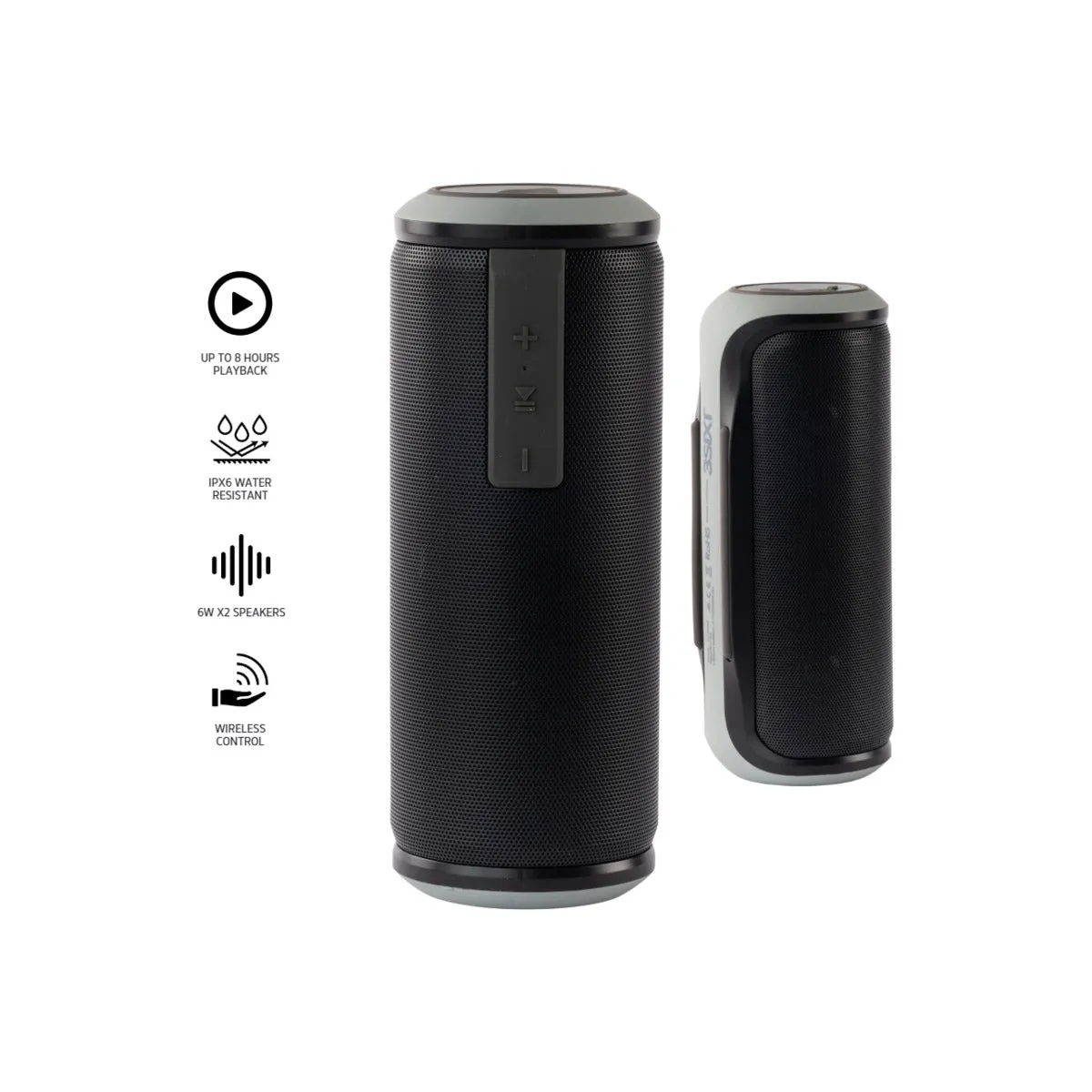 3sixT SoundTube Wireless IPX6 Speaker - Black/Grey