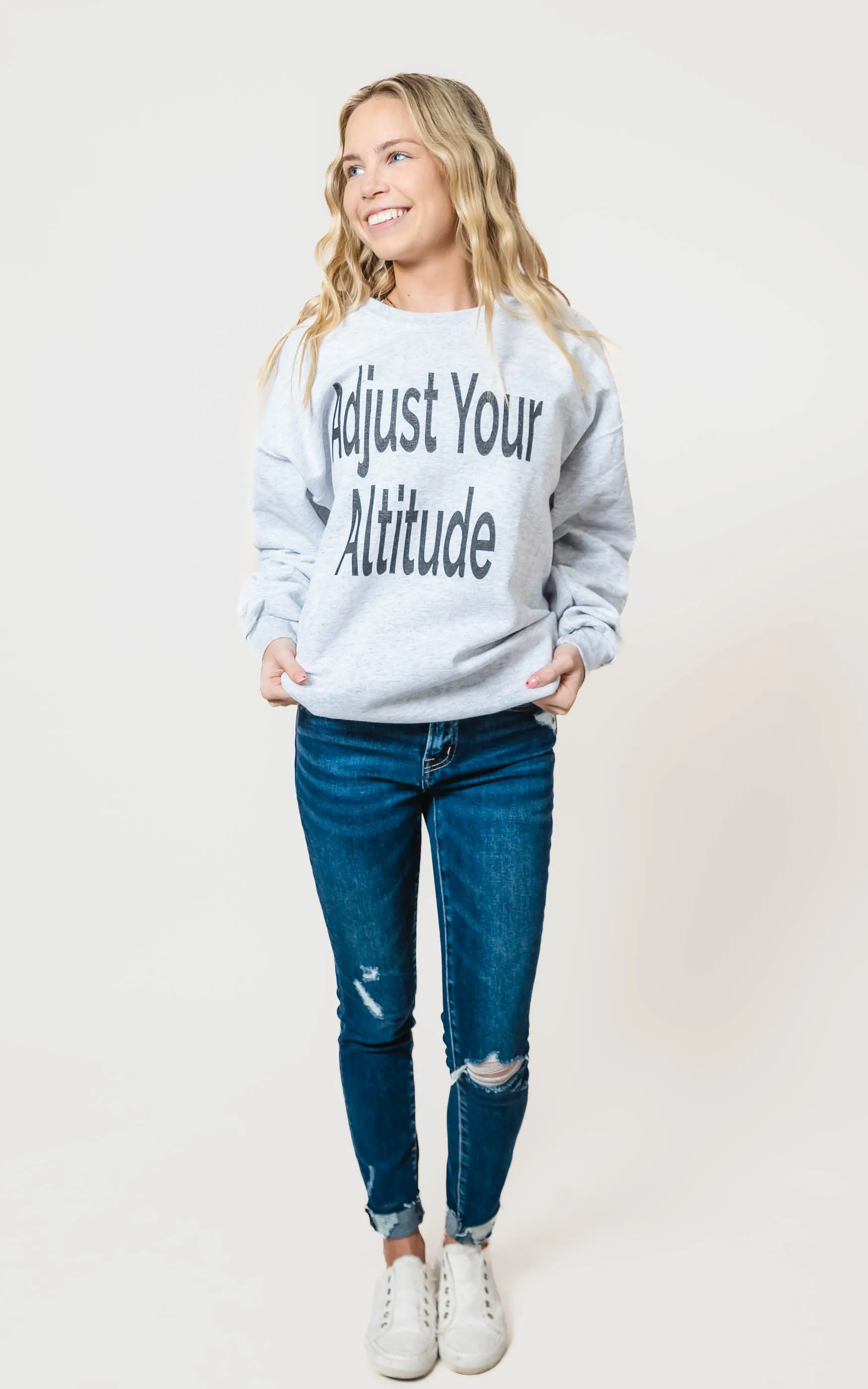 Adjust Your Altitude Sweatshirt** - Final Sale