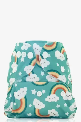 Bamboo Rainbow Cloth Baby Nappy Multi