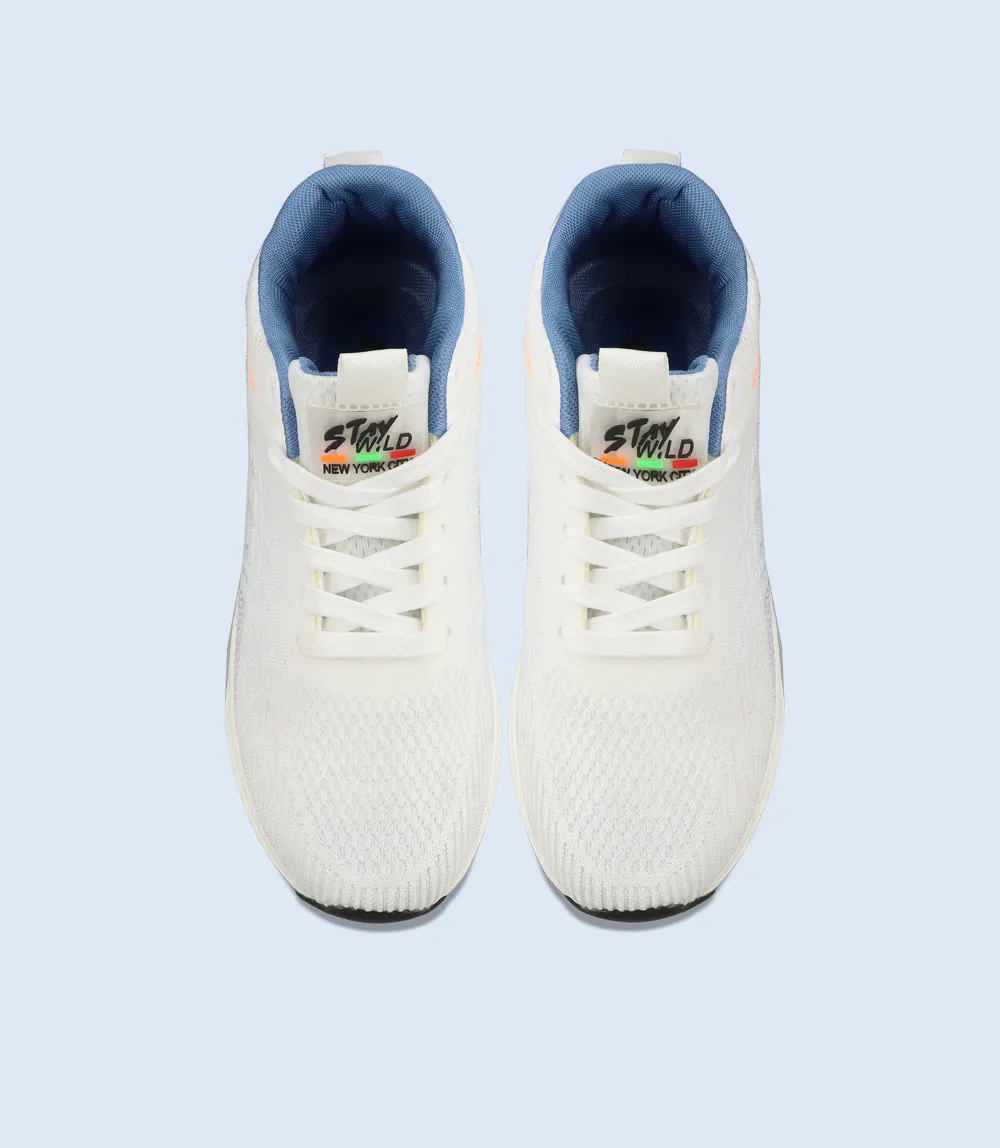 BM6210-WHITE-Men Sneakers