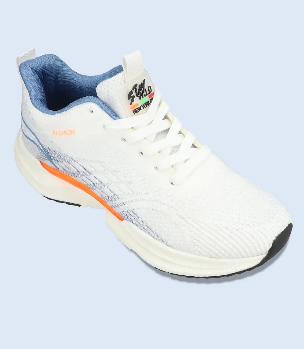 BM6210-WHITE-Men Sneakers