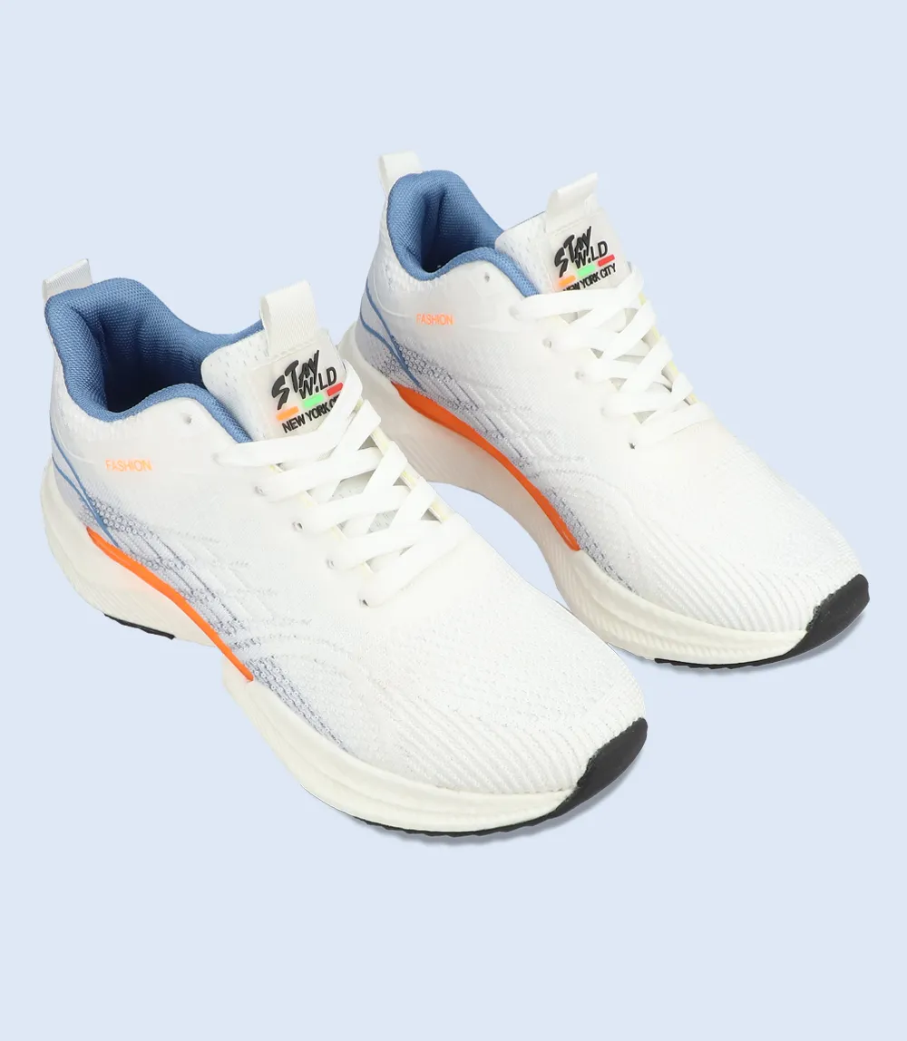 BM6210-WHITE-Men Sneakers