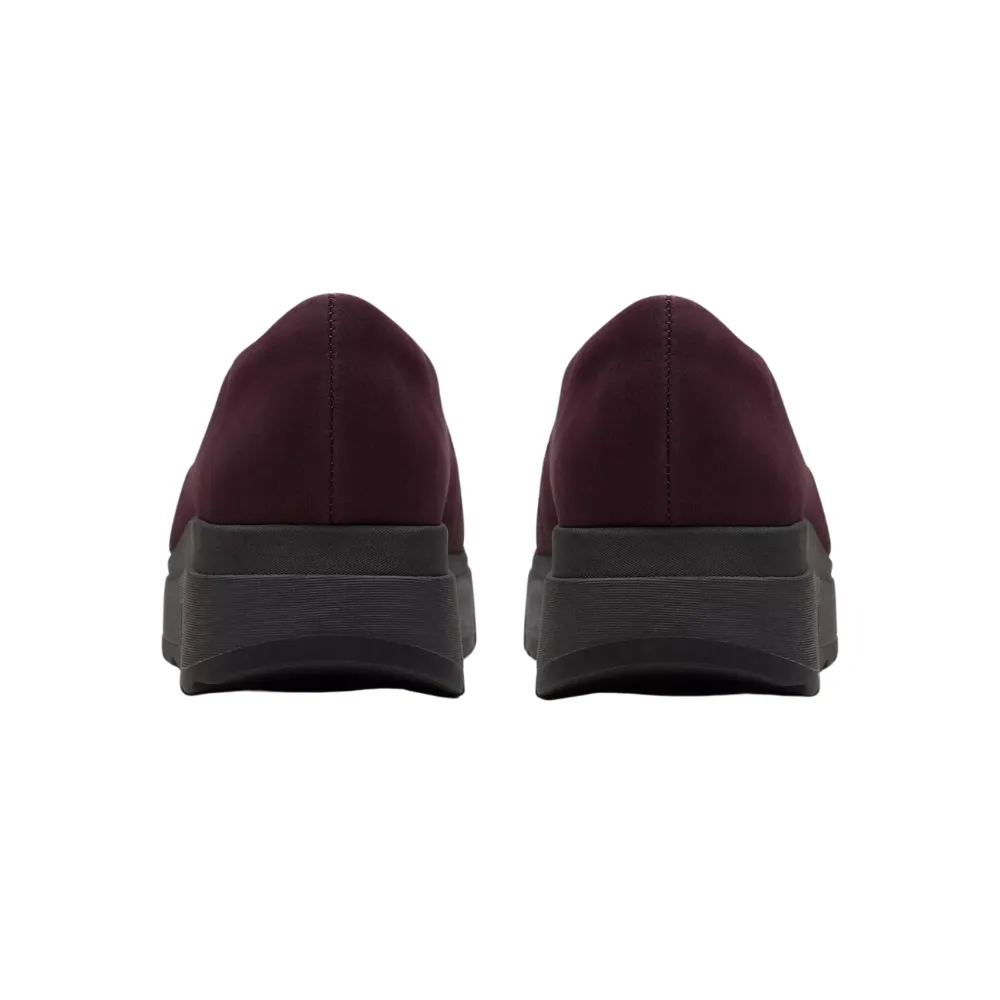 Clarks Loriini West Plum Nubuck Slip-On (Women's)