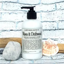 Clearance: Waves & Driftwood Body Lotion & Moisturizing Liquid Cleanser Set  by B. Witching Made in USA