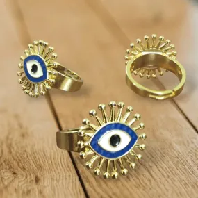 Evil Eye Glam Ring