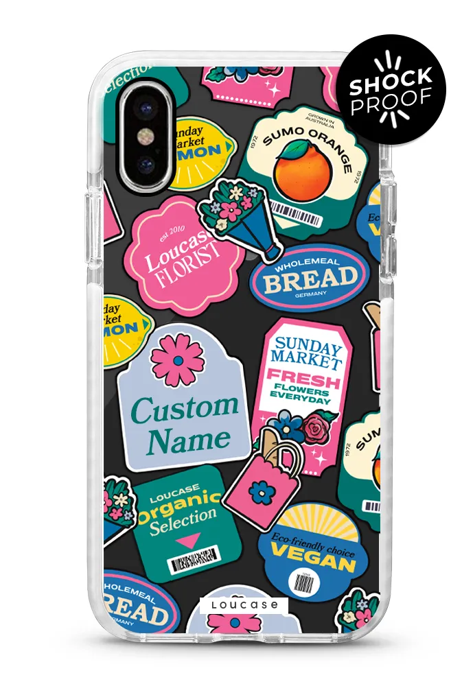 Label It - PROTECH™ Special Edition Sunday Market Collection Phone Case | LOUCASE