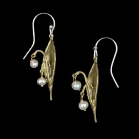 Lily of the Valley Earrings - Leaf Drop