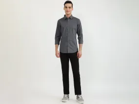 Mens Slim Fit Solid Shirt