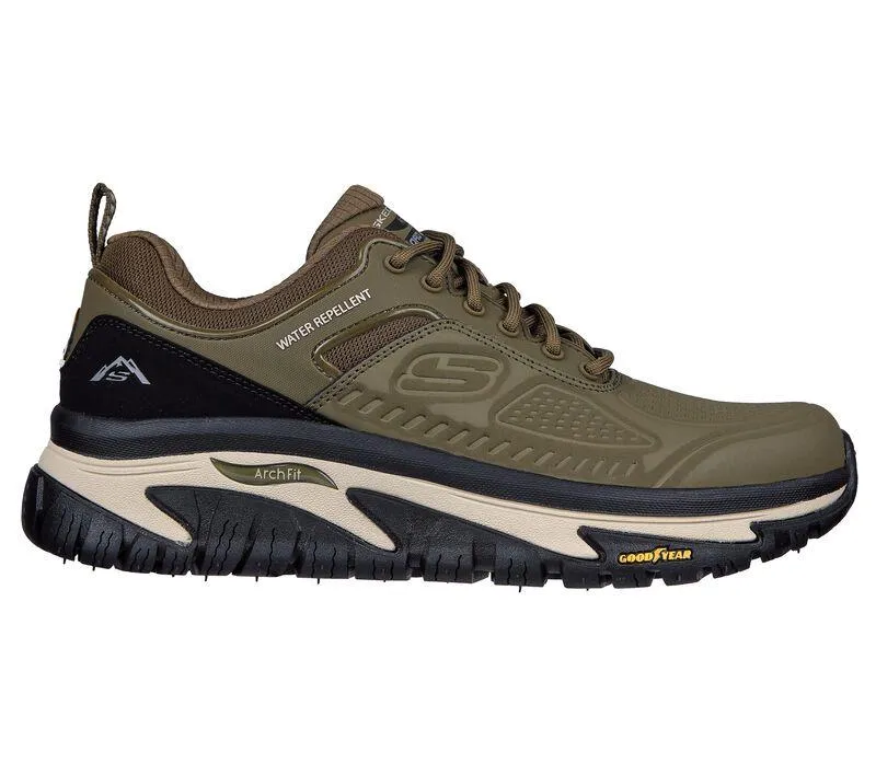 Men's Wide Fit Skechers 237333 Relex Fit Arch Fit Road Walker Recon Good Year Trainers