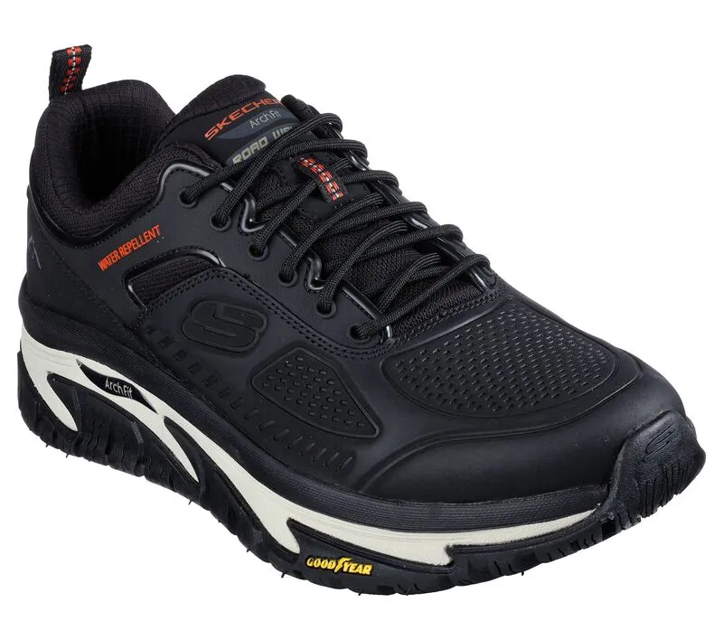 Men's Wide Fit Skechers 237333 Relex Fit Arch Fit Road Walker Recon Good Year Trainers