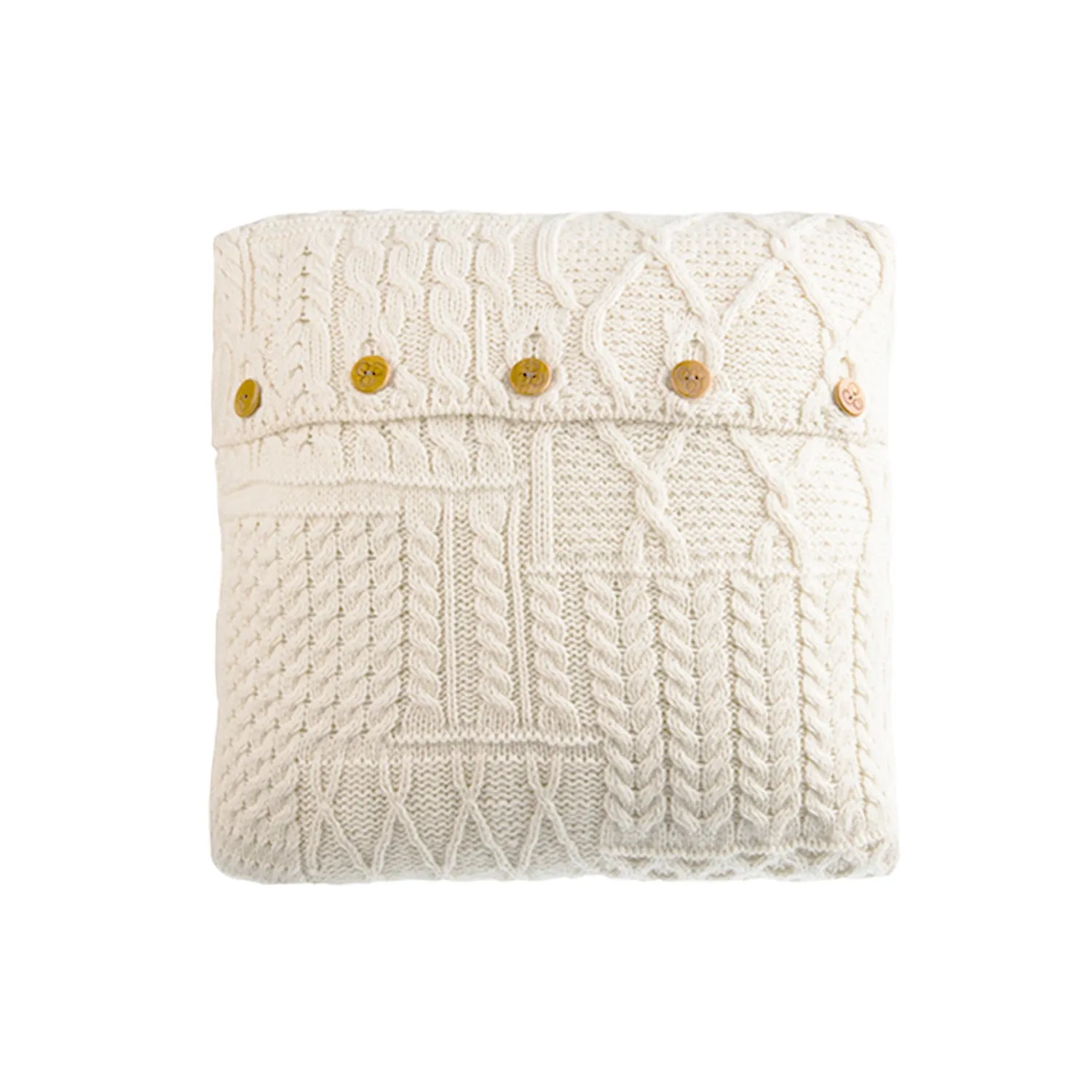 Natural Aran Cushion Cover