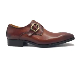 Signature Buckle Monk Strap Shoe