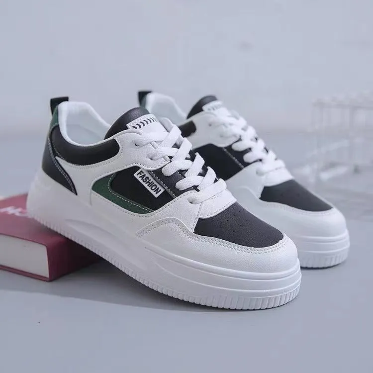 Trendy Basic Little White Sport Shoes